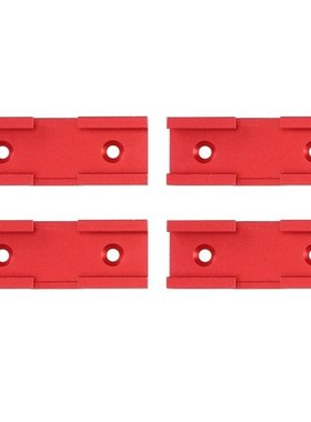 4Pcs T Track 3inch Intersection Kit T-Track with Predrilled