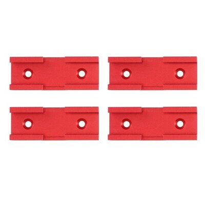4Pcs T Track 3inch Intersection Kit T-Track with Predrilled