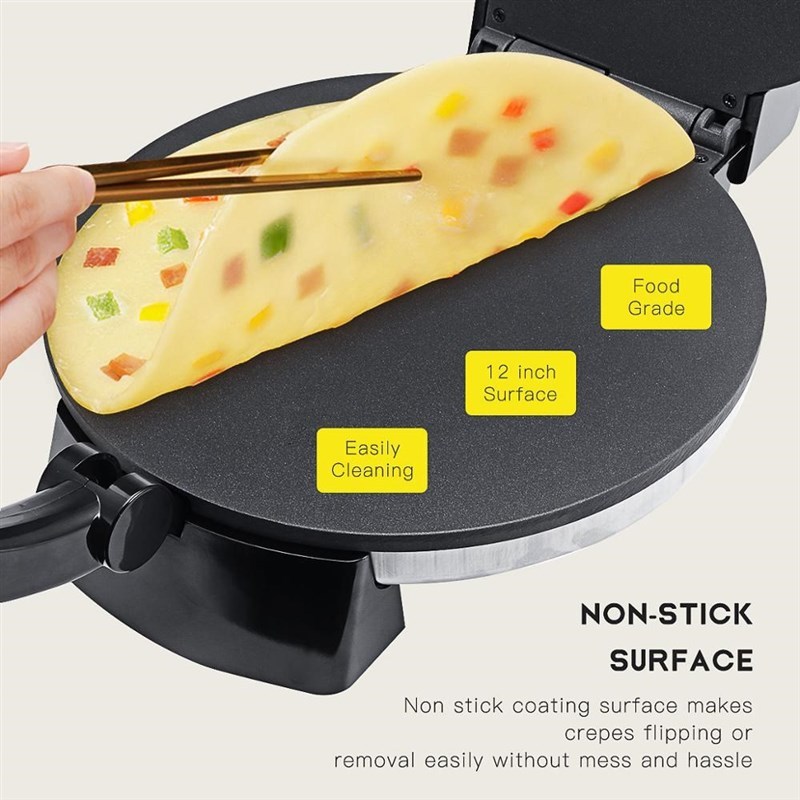 220V 2000W Kitchen Electric Roti Crepe Maker Paratha Chapati