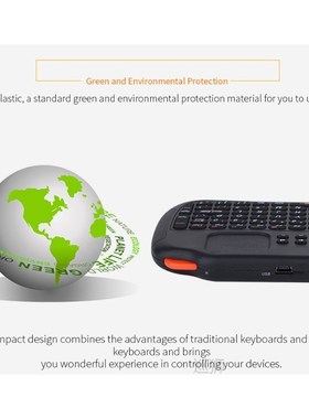 Mini Wireless Keyboard With Touchpad 2.4G 83keys Fly Mouse R