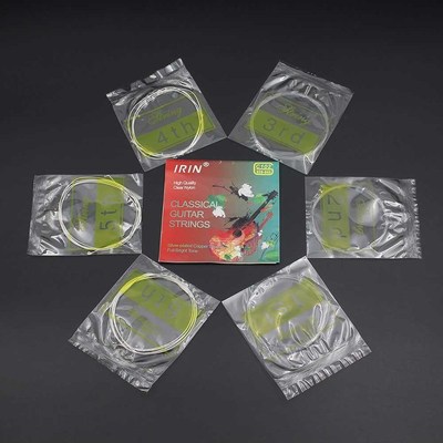 6pcs Classical Guitar Strings String Set Transparent Nylon C