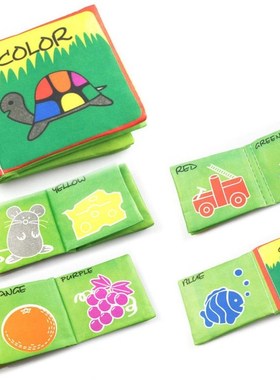 Soft Cloth Books Rustle Sound Infant Baby Quiet Books Educat