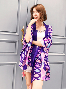 Women's Cotton hemp scarf silk scarf sunscreen beach