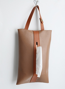 New Creative Hangable Tissue Cases PU Leather Wall Hanging
