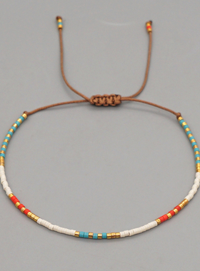Go2Boho Miyuki Beaded Bracelets Simple Thin Bracelet Bohemia