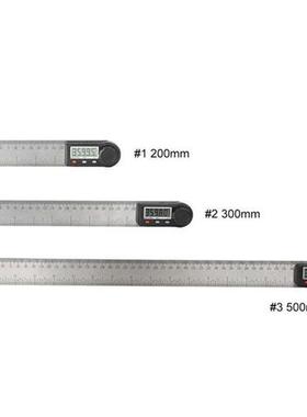 High Precision 2-in-1 Angle Meter 0-360° Woodworking Rul