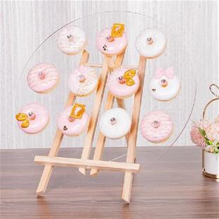 Acrylic Donuts Holder Sweet Cone Cupcake Plates for Wedding
