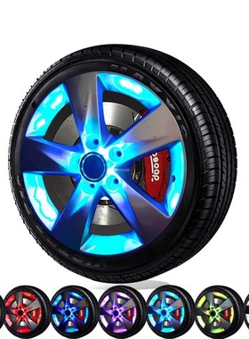 8LEDS Candy Colors Flash Solar Light RGB LED Lamp Car Stylin