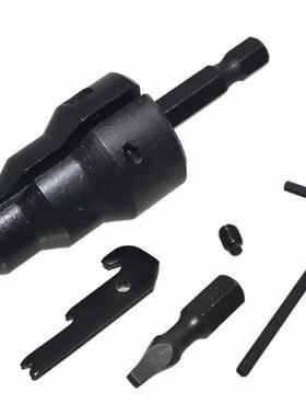 Power Conduit Reamer with Improved Bit Retention Hexagonal