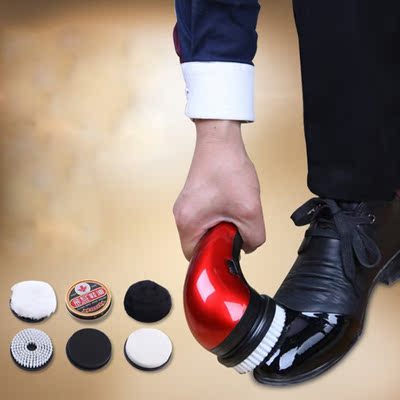 Portable Handheld Automatic Electric Shoe Brush Shine Polish