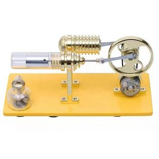 DIY Assembly Stirling Engine Generator Model, External Combu