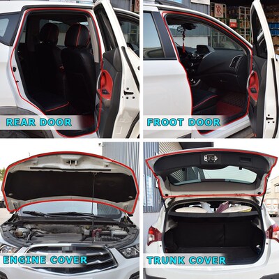 Universal 5M/16FT Car Door Weatherstrip Rubber Trunk Hood Se