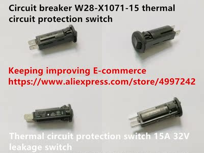Original new  circuit breaker W28-X1071-15 thermal circu