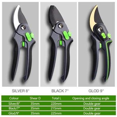 2PC Gardening Pruning Shears Folding Saw Set High Carbon St