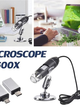 3-in-1 Digital Microscope 1600X/1000X Portable Two Adapters