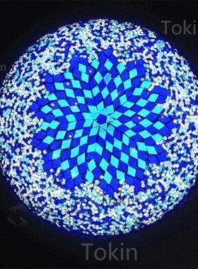 Newest Turkish mosaic ceiling Lamp vintage art deco Handcraf