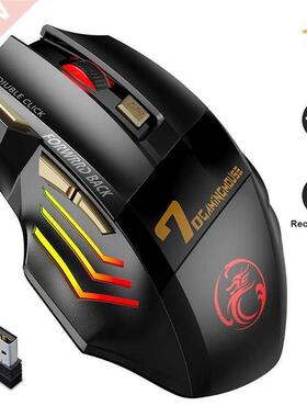 RGB Wireless Mouse Gamer Computer Mouse Ergonomic Gaming Mou