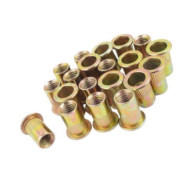 20pcs Flat Head Metric Steel M8 Blind Insert Rivet Nut Rivnu