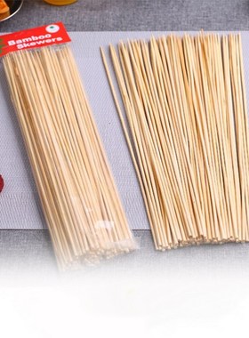 90PCs/Set BBQ Accessories Bamboo Skewers Grill Shish Kabob B