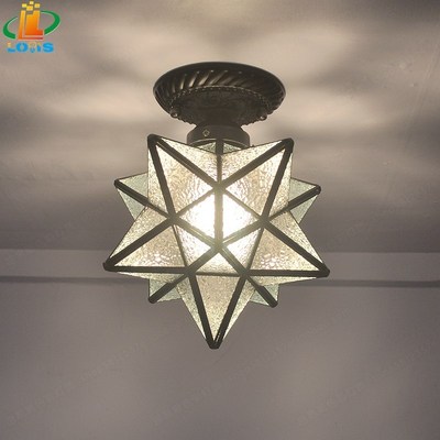8 inch pentagram hallway aisle light Nordic star light entra