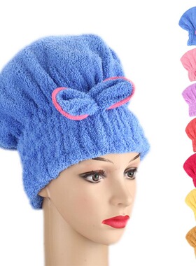 Microfibre Quick Hair Drying Bath Spa Bowknot Wrap Towel