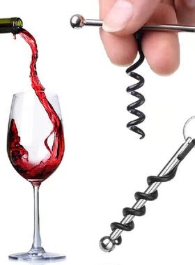 Portable Stainless Steel Metal Corkscrew New Mini Wine