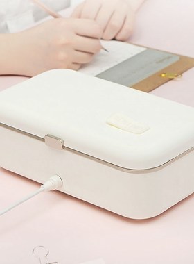 Retro Electric Heated Lunch Box Mini Rice Cooker Portable He