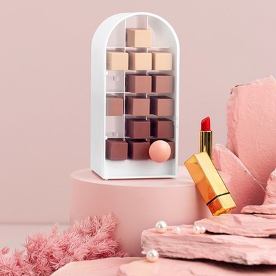 18 Grids Make Up Drawer Organizer Lipstick Storage Boxes Pla