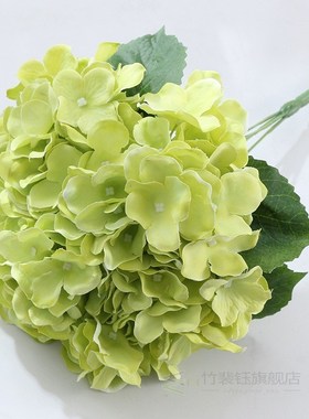 Artificial Flower for Decoration 5 Heads Silk Hydrangea for