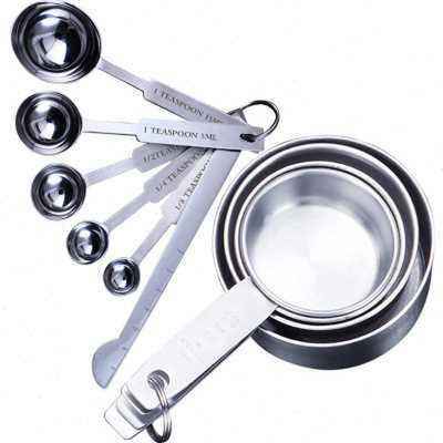 UPORS 810Pcs Stainless Steel Measuring Cups and Spoons Set