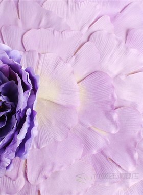 PVC Round Coaster Pink Ginkgo Leaves Stitching Flower Style