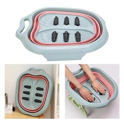 Collapsible Plastic Foot Soaking Tub Bucket Bowl Foot Spa S