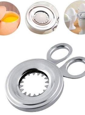 Stainless Steel Slicer Boiled Cooked Egg Topper Snipper
