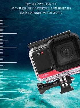 60M Dive Case for Insta 360 ONE R Leica 1-INCH Groothoek Len