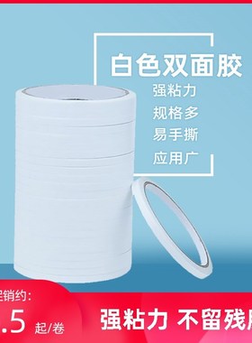 Double-sided adhesive fixed thin transparent viscous
