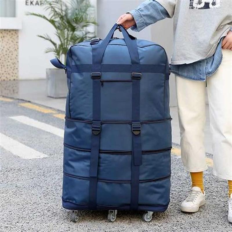Fding trley case 158 aviation consignment bag with wheel