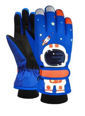 Astronaut Winter Warm Ski Gloves kids Snowmobile Skiing