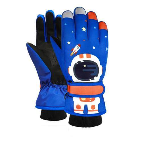 Astronaut Winter Warm Ski Gloves kids Snowmobile Skiing