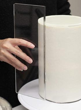 Transparent Cake Cream Scraper Cake Making Scraper Rectangul