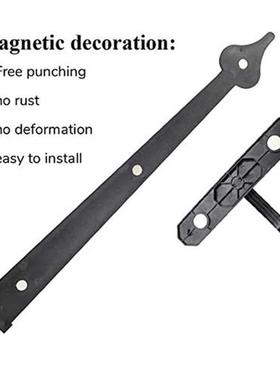 Garage Door Magnetic Decorative Hardware Kit 6 PCS Carriage