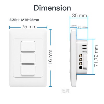 Tuya Zigbee Switch Neutral Optional Alexa Google Home APP Co