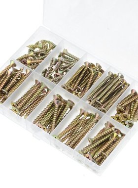 160PCS/Box Cross Recessed Countersunk Fiberboard Chipboard S