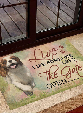 CLOOCL Animals Doormats 3D Graphic Cavalier King Charles Spa