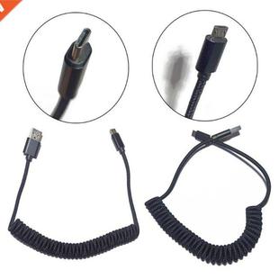 1PC Type C Micro Coiled Cable Wire Mechanical Keyboard GH60