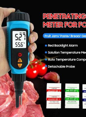 SMART SENSOR PH818M PH Meter for Food Processing 2 in 1 Food