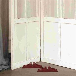 2 Pcs Screen Divider Room Holder Base Curtain Brackets