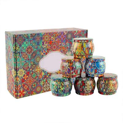 6pcs Romantic Aromatherapy Candle Gift Box Scented Candles