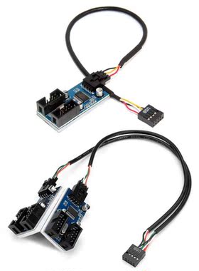 Extension Splitter Cable Desktop Connectors Adapter Port USB