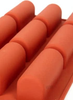 9 Cavity Silicone Mold 3D Stick Half-cylindrical Long Strip