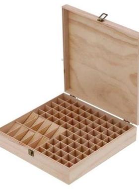 Essential Oil Box Wooden Nail Polish Lipstick Cosmetic Stora
